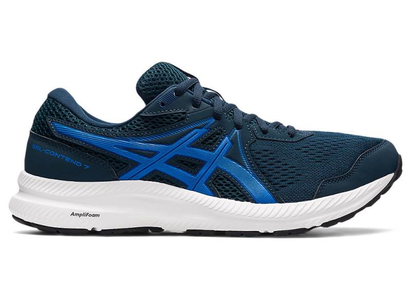 Sapatilhas Running Asics GEL-CONTEND 7 Homem Azuis, 2186A668.617